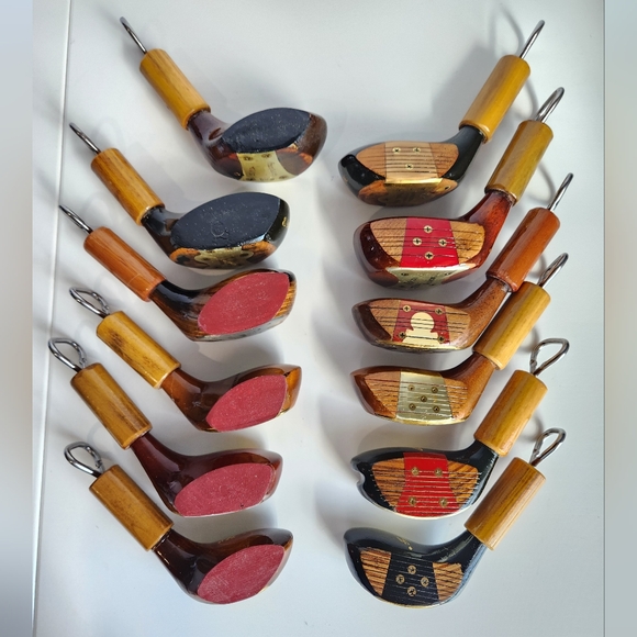 Set Of 12 Real VTG Golf Club Bottle Opener Wilson Wilson, Spalding, RAM, PGA Etc - Picture 9 of 16
